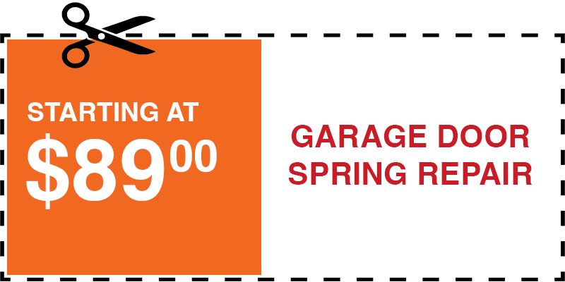 89 garage door SPRING repair bay shore